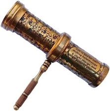 Antique Hand Carved Brass
