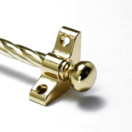 Polished brass stair rods - polished,