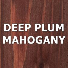 Deep Plum Mahogany Wood Stain