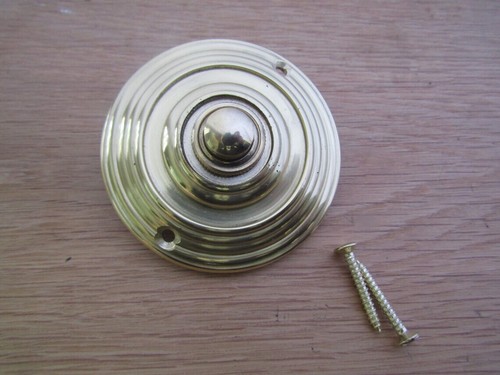 Solid brass door bell - brass,