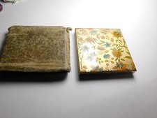 Made England Zenette Powder Compact Floral Design Mirror