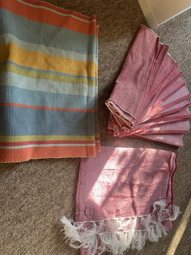 Colourful dining table fabric - colourful,