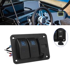 2 Gang Rocker Switch Panel