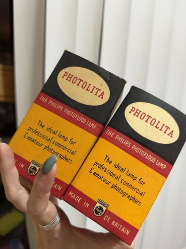 Pair vintage philips photolita - philips,