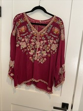 JOHNNY WAS Embroidered Lantana