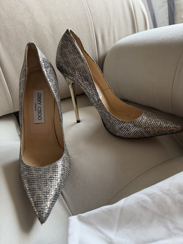 Jimmy choo anouk glitter pumps - jimmy,