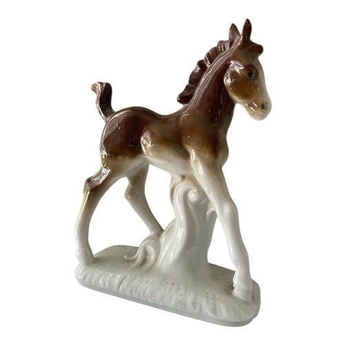 Vintage porcelain bay - vintage, foal