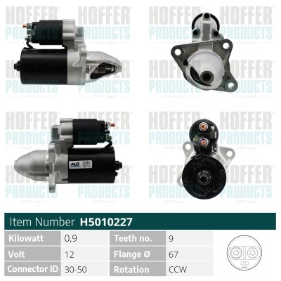 Hoffer starter rover 4 - starter,