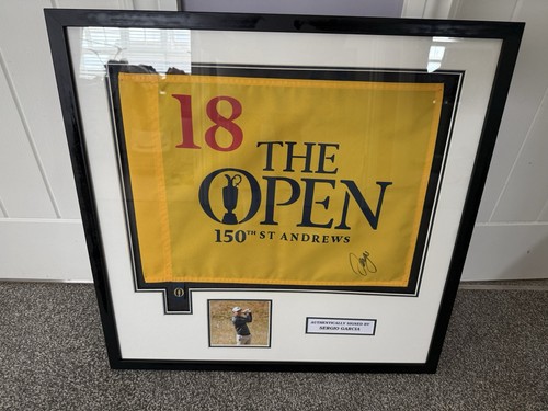 Sergio garcia signed - sergio, framed