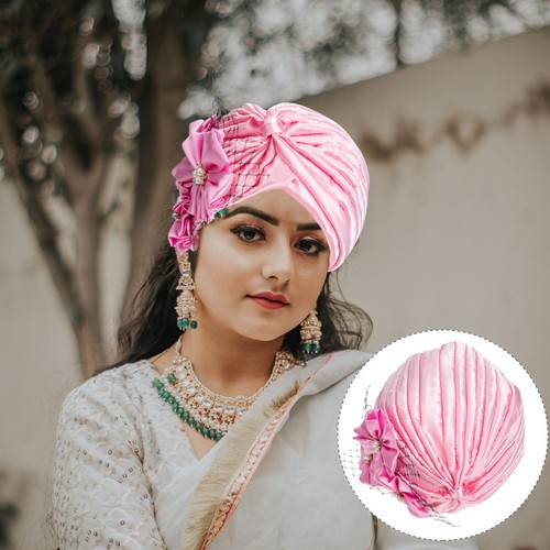 Women satin hat african head - hat,