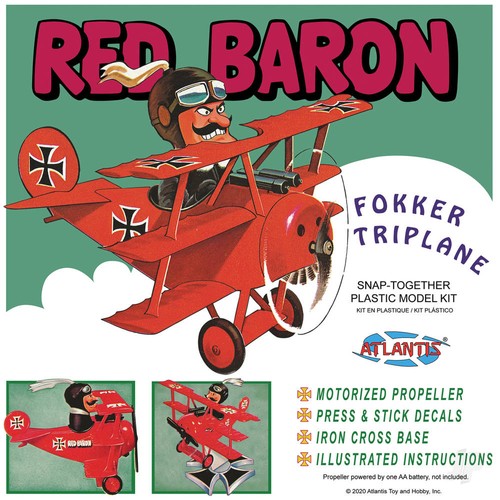 Atlantis models red baron - red,