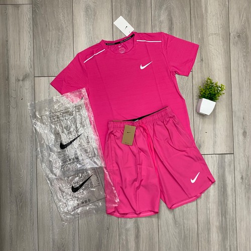Mens pink nike miler - miler, dri-fit