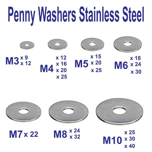 Penny washers repair mudguard - washers,