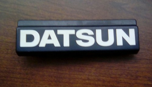Classic datsun badge - badge,
