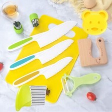 New Kids Cooking Cutter Set Kids Montessori Toys Safe Kitchen Cooking Set