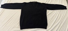 Gucci Black Ribbed Wool Jumper