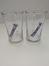 Tuborg Larger Pint Glasses x2