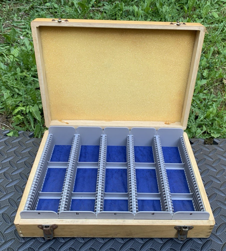 Vintage wooden 35mm - 35mm, box