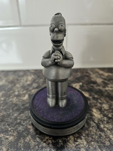 Simpsons pewter statue - pewter, figure