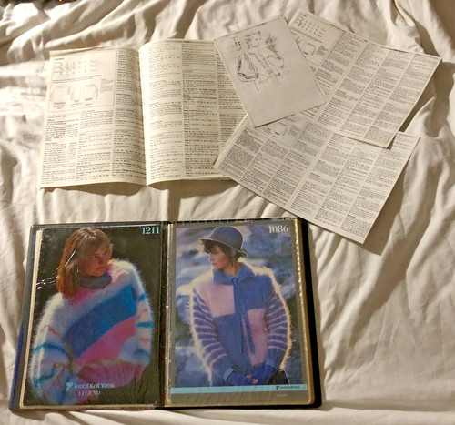Vintage 1980s knitting - vintage,