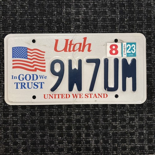 Original car license - original,