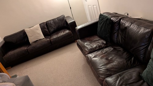 Sofas genuine leather 3 - sofas,