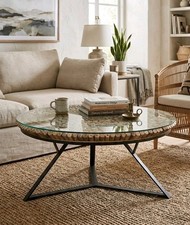 Driftwood Round Coffee Table