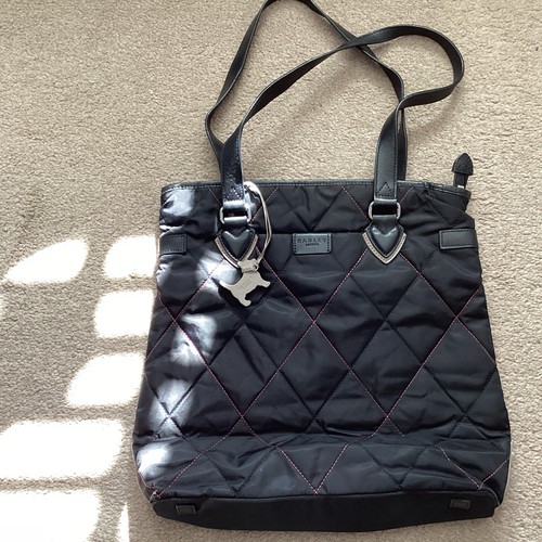 Black quilted radley - a,