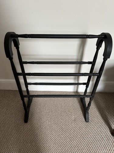 Vintage wooden towel - , rail