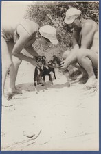 Girl and Guy playing with