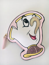 Primark Disney Beauty and the Beast Chip Cup Mr Pott Zip Up Small Coin Purse