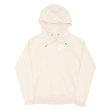 NIKE Womens Pink Hoodie M