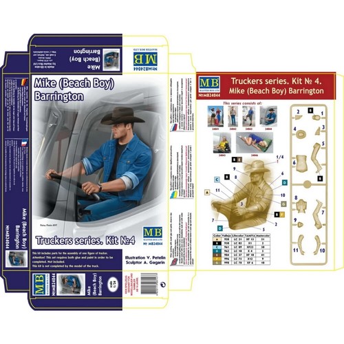 Master box 24044 scale figure - box,