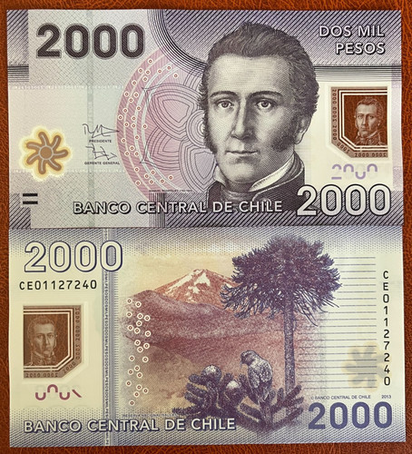 Chile 2013 clp 2000 - 2013, manuel