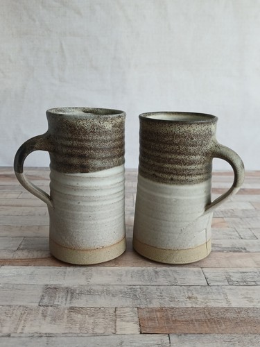Vintage pair studio pottery - vintage,
