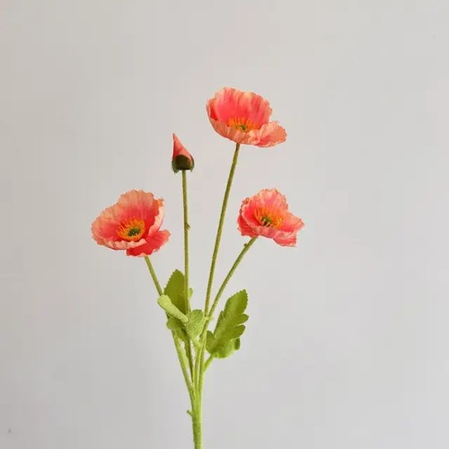 Heads artificial poppy - 4,