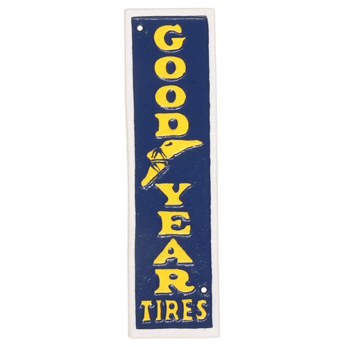Goodyear tires aluminium - aluminium, wall