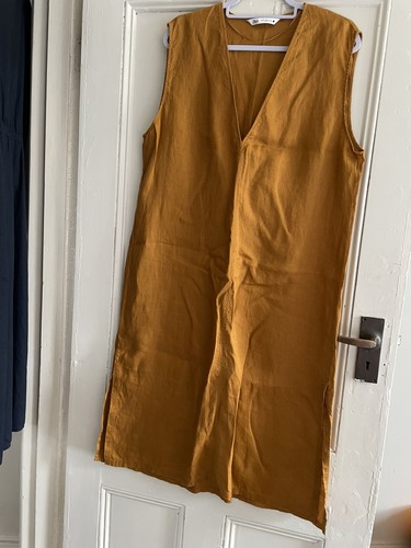 Zara 100 linen maxi - zara, xl