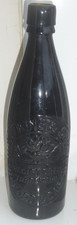 Antique dark glass bird - antique,