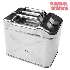  Jerry Can Compact Stainless Steel Fuel Petrol Diesel Oil Water 20L Litre LTR 