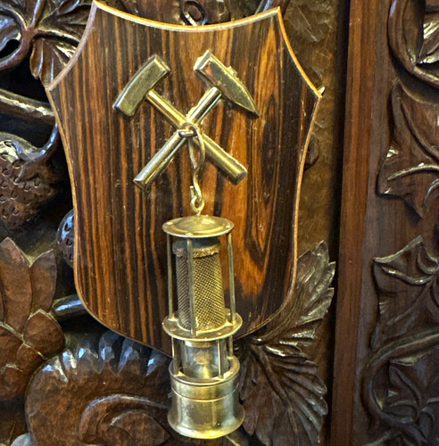 Brass miner lamp - brass,
