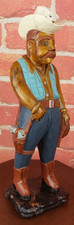 Vintage Cowboy Figure Wooden