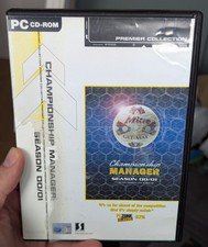 PC Game Championship Manager Season 00/01 Boxed With Manual
