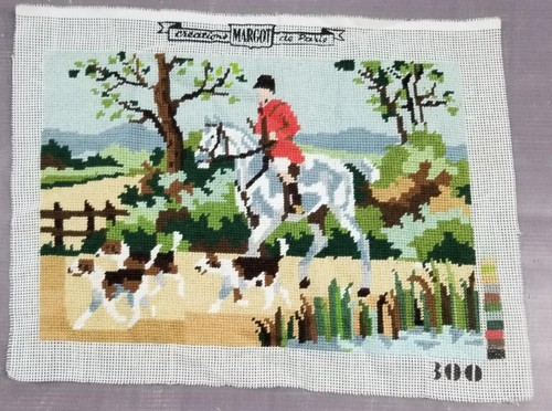 Antique french needlepoint - antique,