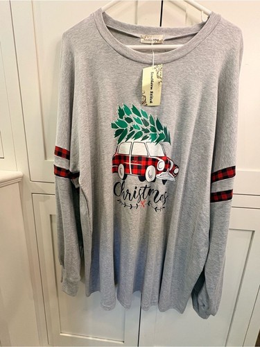 Christmas plaid truck graphic - plaid,