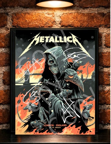 Metallica 2026 tour poster - metallica,