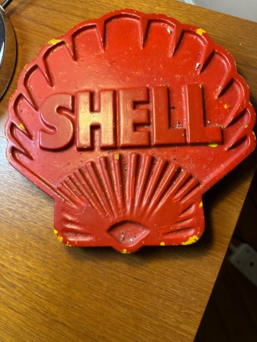 Vintage painted cast iron - , red