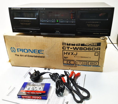 Pioneer w806dr twin - pioneer, ct-w806dr