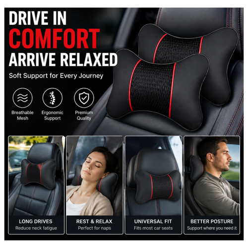 Premium car seat - car, neck
