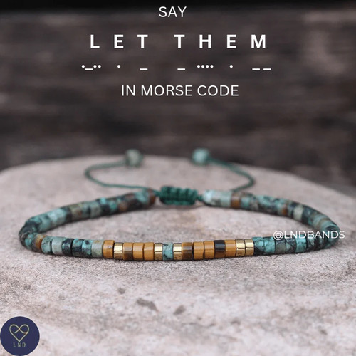 Morse code let them african - code,